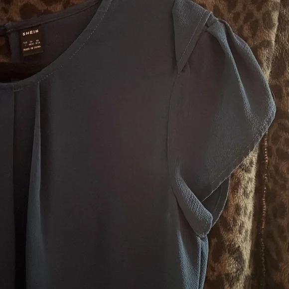 Shein blue blouse - Picture 5 of 7